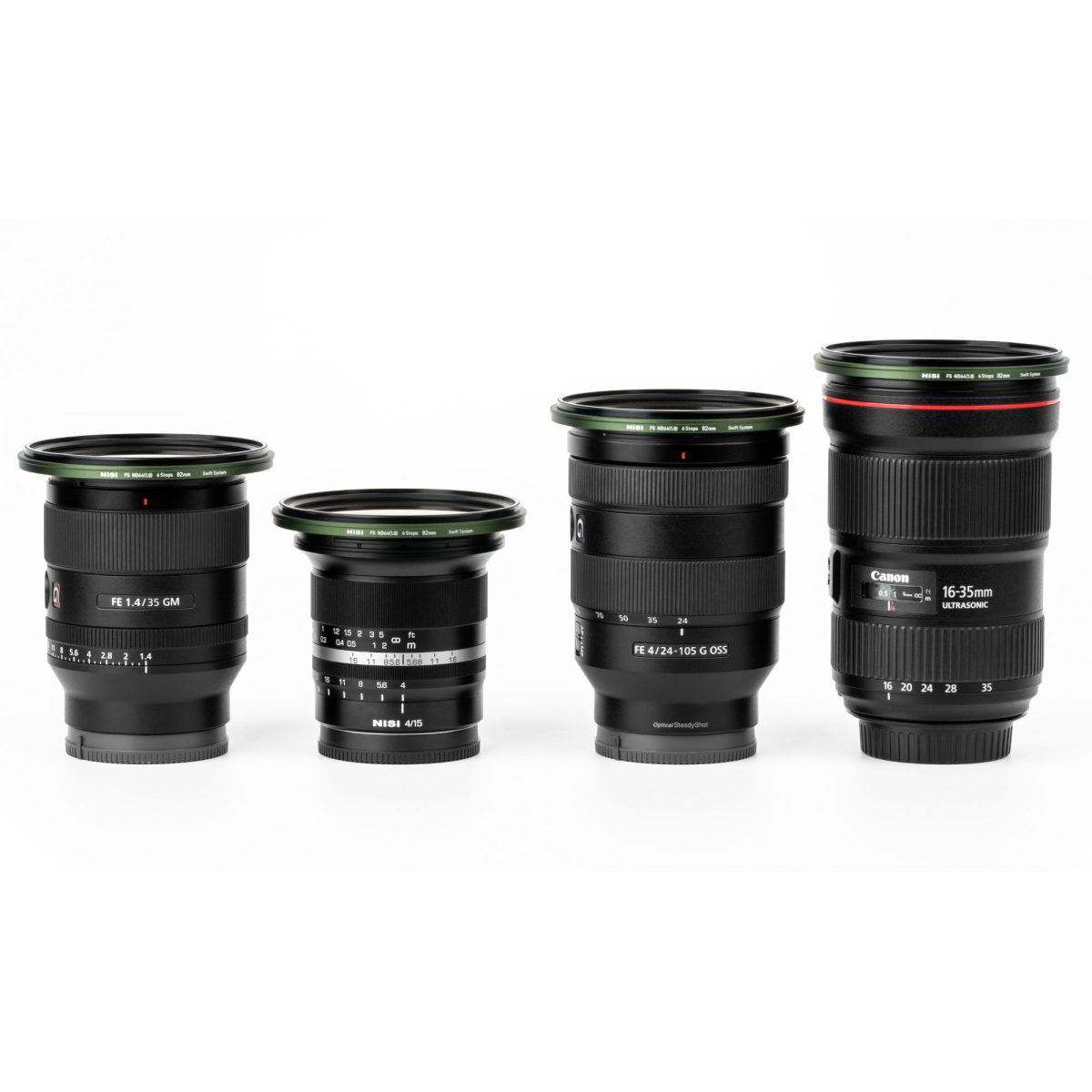 NiSi SWIFT FS ND Filter Kit With ND8 (3 Stop) - ND64 (6 Stop) & ND1000 (10 Stop) For 67mm | 72mm | 77mm | 82mm Filter Threads + Case - Image 13