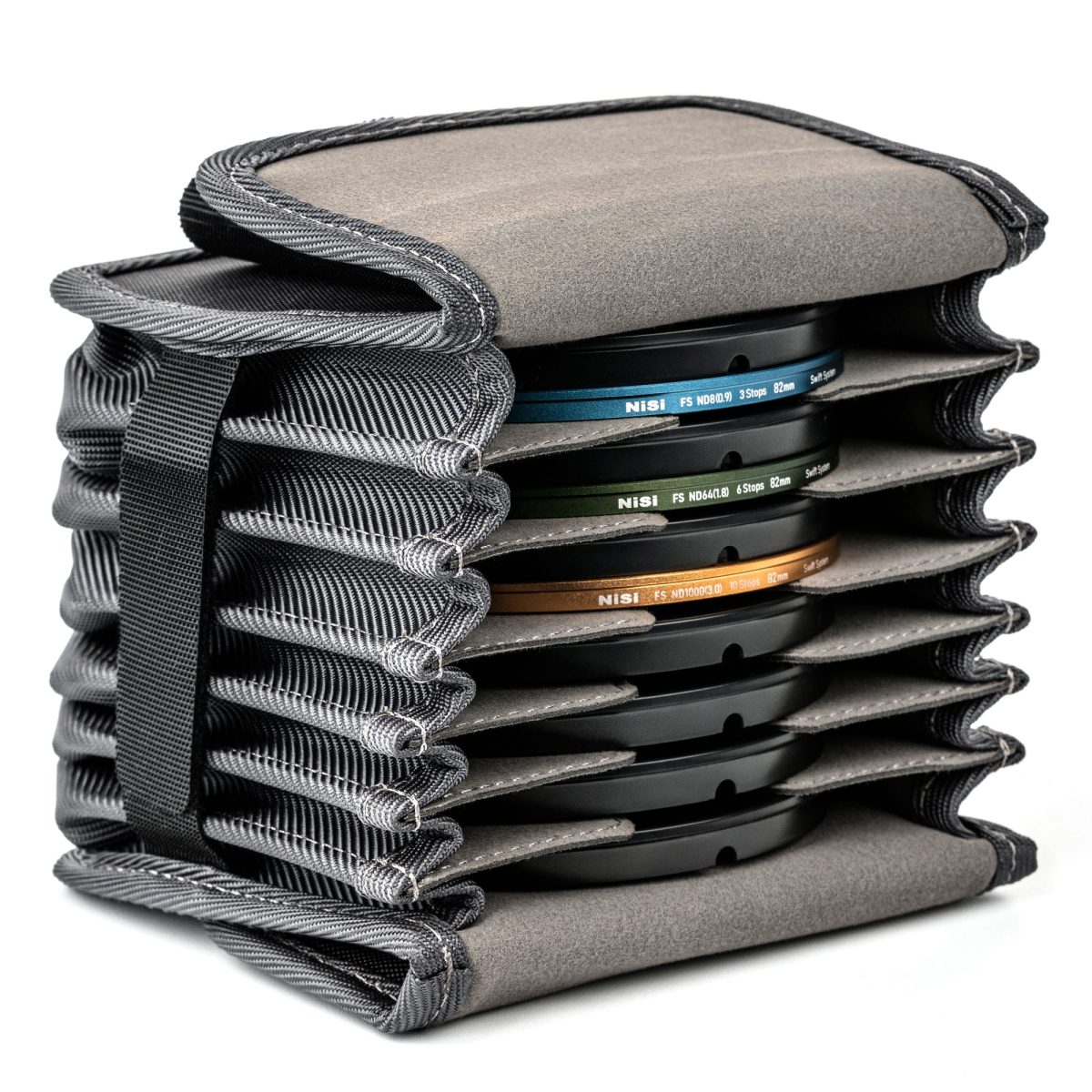 NiSi SWIFT FS ND Filter Kit With ND8 (3 Stop) - ND64 (6 Stop) & ND1000 (10 Stop) For 67mm | 72mm | 77mm | 82mm Filter Threads + Case - Image 19