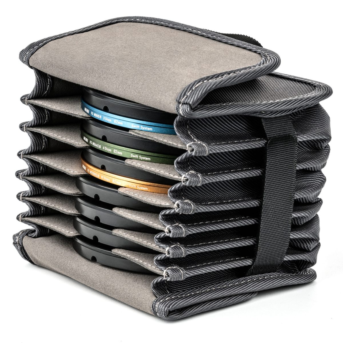 NiSi SWIFT FS ND Filter Kit With ND8 (3 Stop) - ND64 (6 Stop) & ND1000 (10 Stop) For 67mm | 72mm | 77mm | 82mm Filter Threads + Case - Image 23