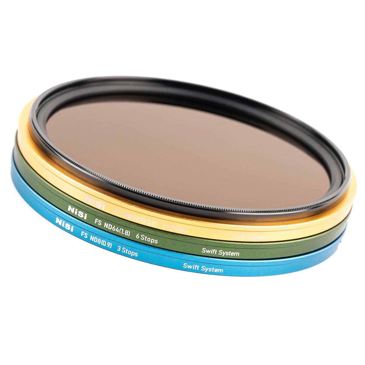 NiSi SWIFT FS ND Filter Kit With ND8 (3 Stop) - ND64 (6 Stop) & ND1000 (10 Stop) For 67mm | 72mm | 77mm | 82mm Filter Threads + Case - Image 4