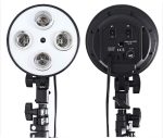 Generic 4 Socket Light Continuous Photo Video Studio Light Kit - Image 6