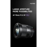 Viltrox AF 75mm F/1.2 FE Lens (Sony E) - Image 9