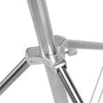 "Nicefoto LS-280s Stainless Steel Light Stand with Air Pressure Spring, 3 Sections, Heavy Duty, Silver"