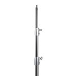 "Nicefoto LS-280s Stainless Steel Light Stand with Air Pressure Spring, 3 Sections, Heavy Duty, Silver"