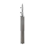 "Nicefoto LS-280s Stainless Steel Light Stand with Air Pressure Spring, 3 Sections, Heavy Duty, Silver"