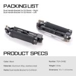 Tilta Dual-Handle Bracket for DJI Ronin RS 2/RSC 2, RS 3/3 Pro, and RS 4/4 Pro TGA-DHB2 - Image 11