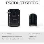 Tilta Battery Plate for DJI RS 2/RS 3/RS 3 Pro Ring Grip (V-Mount) TGA-RG-V - Image 2