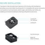 Tilta Cold Shoe Receiver Adapter with Locking Pin (Black) TA-CSR2-B - Image 13