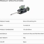 Tilta Micro Articulating Arm TA-MAA2-B - Image 12