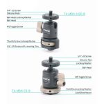 Tilta Mini Ball Head Mount with Cold Shoe TA-MBH-CS-B - Image 13