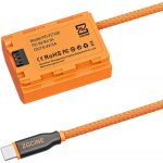 ZGCINE USB-C PD to Sony NP-FZ100 Dummy Battery with Braided Wire 23.6" (PD-FZ100)