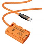 ZGCINE USB-C PD to LP-E6 Dummy Battery with Braided Wire 23.6" (PD-LPE6) - Image 3