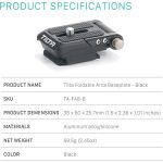 Tilta Foldable Arca-Type Baseplate (Black) TA-FAB-B - Image 12