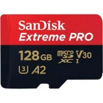 SanDisk 128GB Extreme UHS-I microSDXC Memory Card with SD Adapter - Image 3