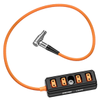 ZGCINE LEMO 2-Pin Male to 4-Port D-Tap Splitter Adapter (LM-P4)