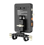 ZGCINE V-Mount Battery Plate with 15mm Rod Clamp and Adjustable Arm (VM-VP1 Kit3) - Image 4