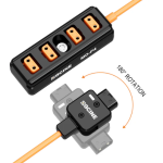 ZGCINE Male D-Tap to 4-Port Female D-Tap Splitter Adapter 23.6" (MD-P4) - Image 6