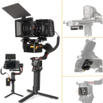 ZGCINE mini V mount plate for DJI Ronin Gimbal Stabilizer S2 S3 Pitch axis (VR-04) - Image 6
