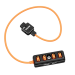 ZGCINE Male D-Tap to 4-Port Female D-Tap Splitter Adapter 23.6" (MD-P4) - Image 7