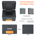 ZGCINE Charging Case for Select GoPro Batteries (PS-G10Kit3) - Image 2
