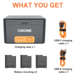 ZGCINE Charging Case for Select GoPro Batteries (PS-G10Kit3) - Image 5