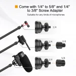 Ulanzi VIJIM LS08 Flexible Overhead Camera Mount Desk Stand - Image 7