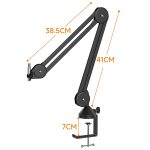 Comica MS1-L Studi Boom Arm Mic Stand - Image 5