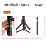 Jmary MT-36 Selfie Stick Tripod 67inch - Image 3