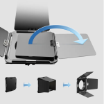 Ulanzi 4-Leaf Barndoors with Mini Bowens Mount L059GBB1 - Image 5
