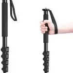 Ulanzi TB12 61-Inch Camera Monopod, Aluminum Photography Monopod with 5-Section Height, Lightweight & Portable Camera Accessories, for Cameras Canon, Nikon & Sony Mirrorless & DSLR, Easy to Carry
