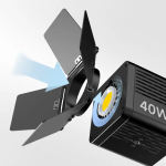 Ulanzi 4-Leaf Barndoors with Mini Bowens Mount L059GBB1 - Image 6