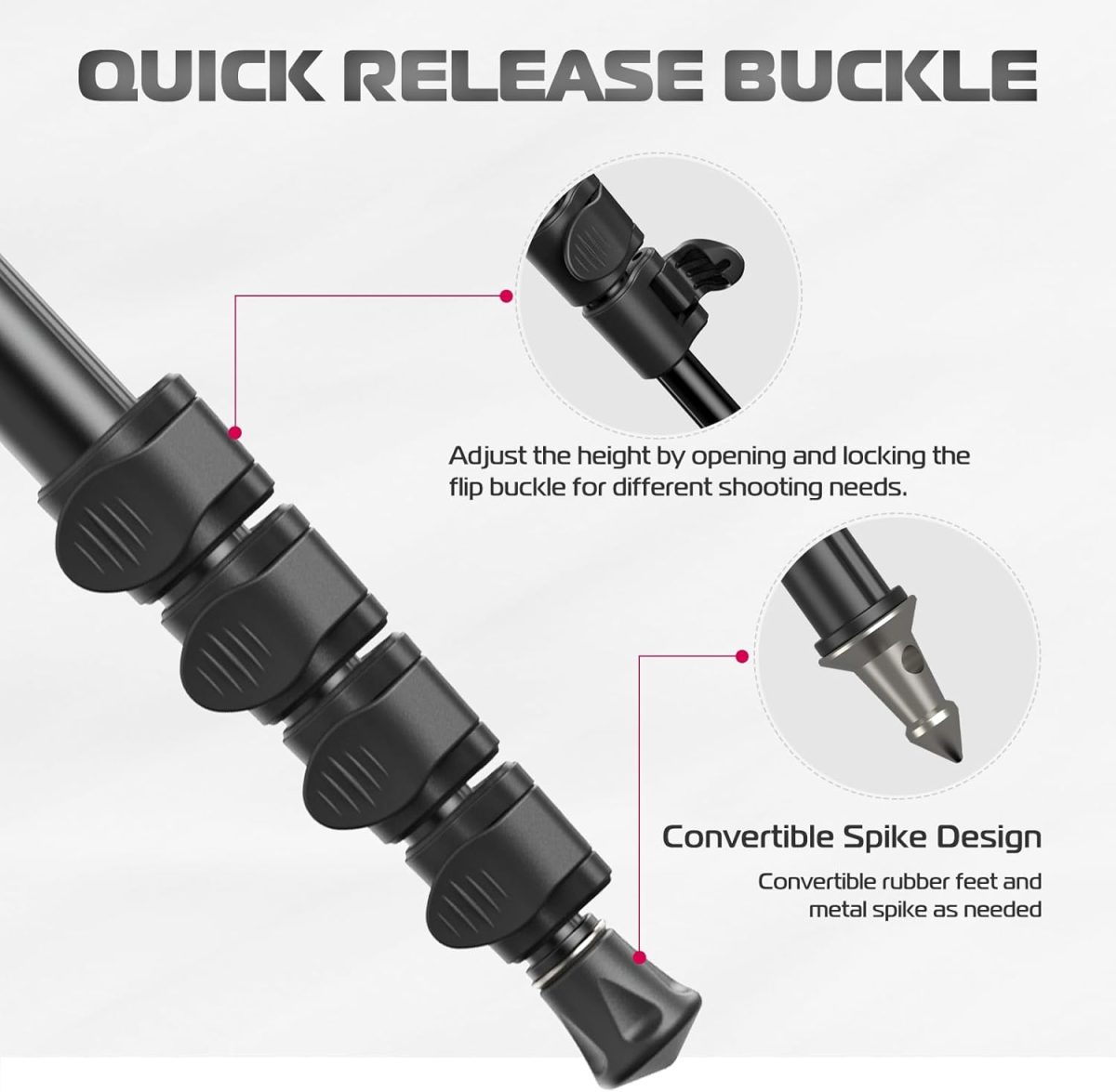 Ulanzi MT-79 Portable Adjustable Light Stand (6.5') T075GBB1 - Image 14
