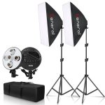 General Kit2pc 5 in 1 Light Lamp Photo Studio Softbox kit
