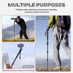 Ulanzi TB12 61-Inch Camera Monopod, Aluminum Photography Monopod with 5-Section Height, Lightweight & Portable Camera Accessories, for Cameras Canon, Nikon & Sony Mirrorless & DSLR, Easy to Carry - Image 7