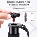 Ulanzi TB12 61-Inch Camera Monopod, Aluminum Photography Monopod with 5-Section Height, Lightweight & Portable Camera Accessories, for Cameras Canon, Nikon & Sony Mirrorless & DSLR, Easy to Carry - Image 6