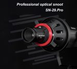 NiceFoto SN-29.Pro NiceFoto Professional Optical Snoot For LED Video Light With Bowens Mount and Canon EF Lens - Image 8