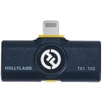Hollyland LARK M2 Wireless Receiver with Lightning Connector for iOS Devices (2.4 GHz, Shine Charcoal)