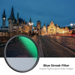 K&F Concept Nano-X Series Blue Streak Filter 82mm (KF01.2102) - Image 8