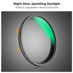 K&F Concept Nano-C Series 4 to 8-Point Variable Star Filter 77mm (KF01.2333) - Image 6
