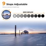 K&F Concept Nano-X Variable ND Filter 82mm, 1 to 9-Stop (KF01.1466) - Image 8