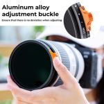 K&F Concept Nano-X Variable ND Filter 82mm, 1 to 9-Stop (KF01.1466) - Image 3