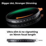 K&F Concept Nano-X Variable ND Filter 82mm, 1 to 9-Stop (KF01.1466) - Image 2