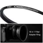 K&F Concept 18-Piece Lens Filter Adapter Kit - 9 Step-Up & 9 Step-Down Metal Rings (SKU0629) - Image 6
