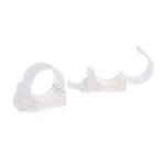 Nanlite PavoTube Transparent Polycarbonate T12 LED Tube Mounting Clip with 1/4-20in Receivers