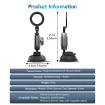 TELESIN Magnetic Suction Car Phone Mount P3-SUS-02 - Image 12