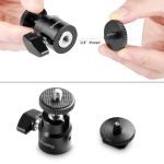 SmallRig Camera Hot Shoe Mount with 1/4"-20 Screw Ball Head (2-Pack) 2059 - Image 5