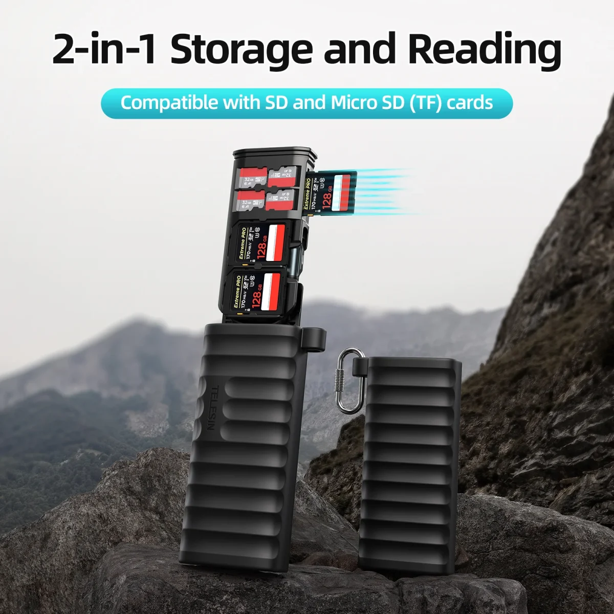 TELESIN Multifunctional card reader S6-MCR-01 - Image 2