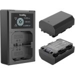 SmallRig NP-FZ100 Kit with 2 Batteries and 2-Bay USB Charger SmallRig NP-FZ100 Camera Battery and Charger Kit 3824B