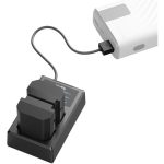 SmallRig NP-FZ100 Kit with 2 Batteries and 2-Bay USB Charger SmallRig NP-FZ100 Camera Battery and Charger Kit 3824B - Image 7