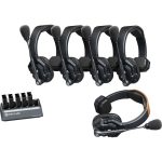 Hollyland Solidcom SE 5S 5-Person Full-Duplex Single-Ear Noise-Canceling Headset Intercom System (2.4 GHz)